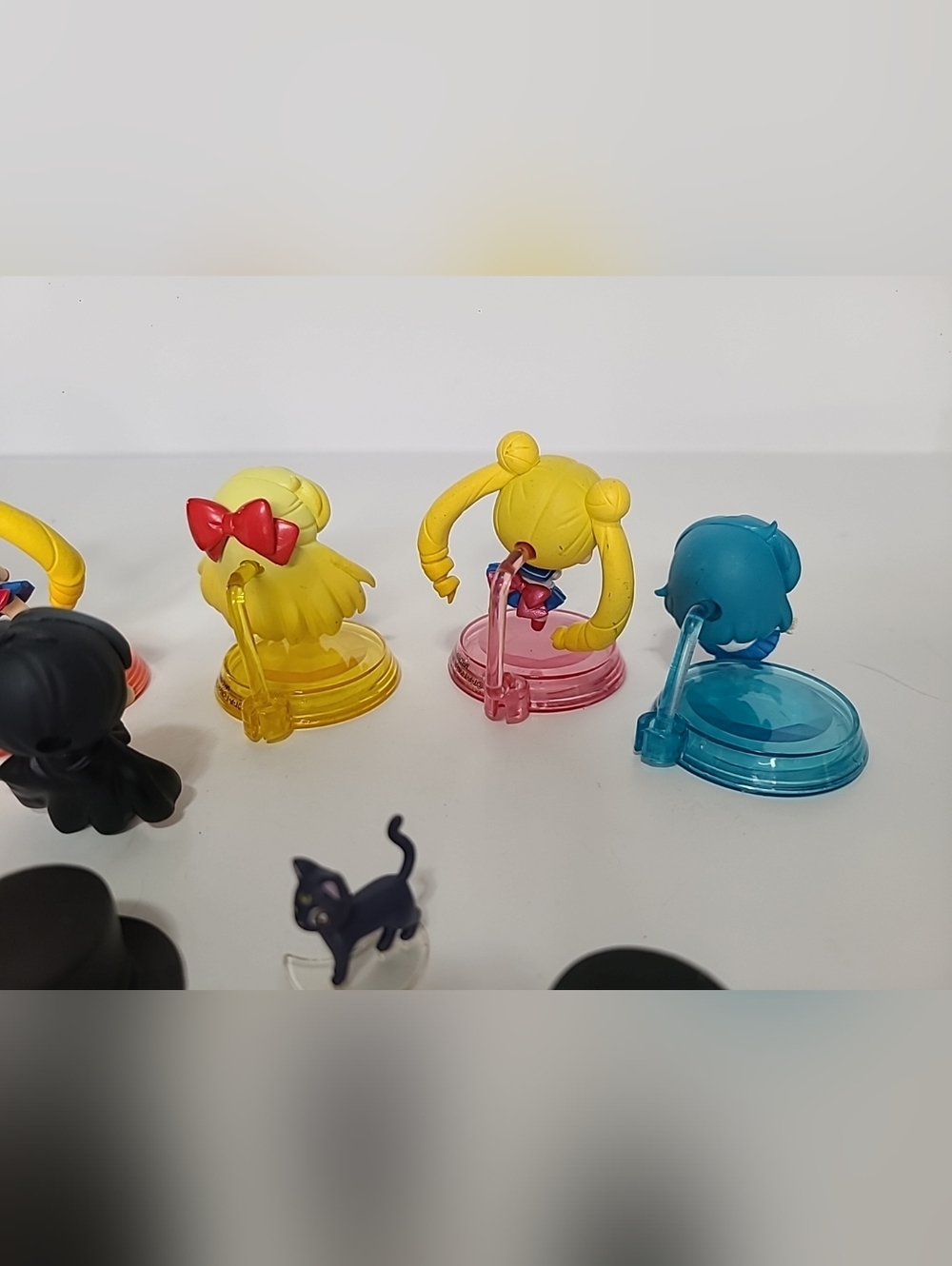 Sailor Moon Petit Chara Mini Figure Lot MegaHouse Luna Artemis Tuxedo Mask - Picture 10 of 11